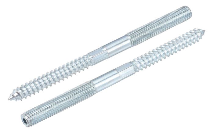 Heavy Duty Hanger Bolts With Wood Screw And Machine Threads For Secure Wood To Metal Connections Manufacturer In India Hanger Bolts Manufacturer