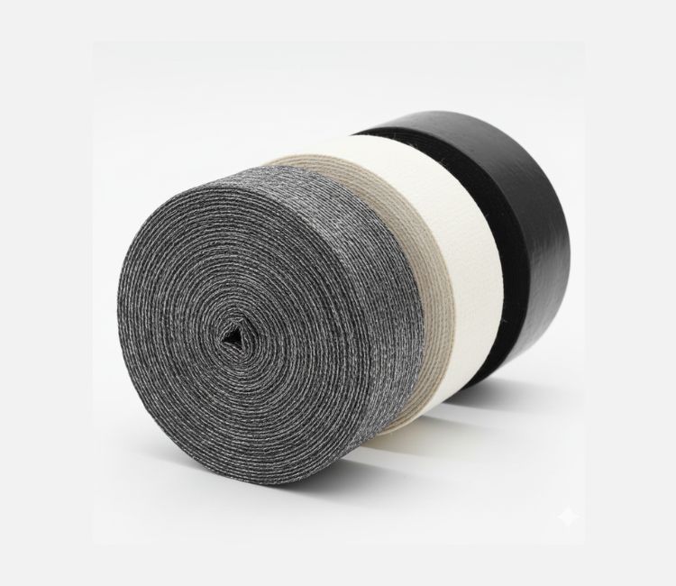 Asbestos Tape Proofed With Rubber Metallic And Non Metallic Manufacturer & Supplier | Asbestos | Petromet Sealings Asbestos_tape_proofed_with_rubber_metallic_&_non_metallic_manufacturer_in_india