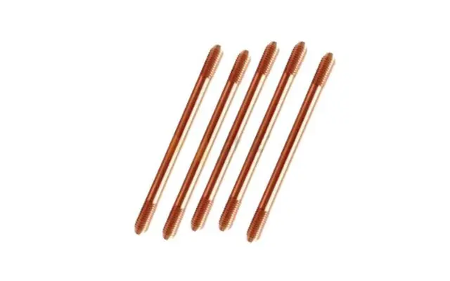 Copper Bonded Earth Rod With Coupler & Driving Head Ieee Standard High Conductivity Copper Grade Grounding Rod Copper Bonded Earth Rod With Coupler & Driving Head Supplier In India