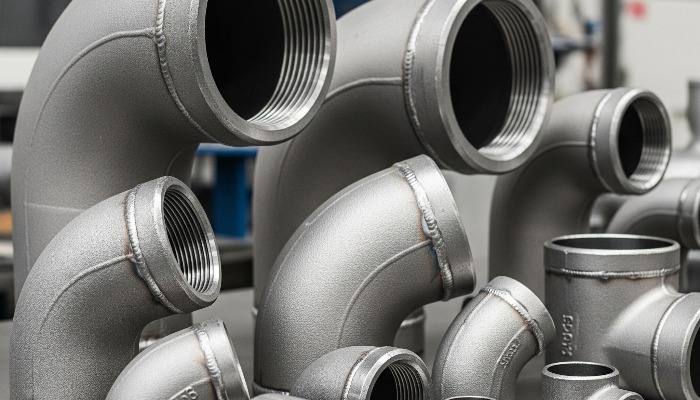 Buttweld pipe fittings weight chart showing various sizes and materials in kg Buttweld pipe fittings weight chart showing various sizes and materials in kg
